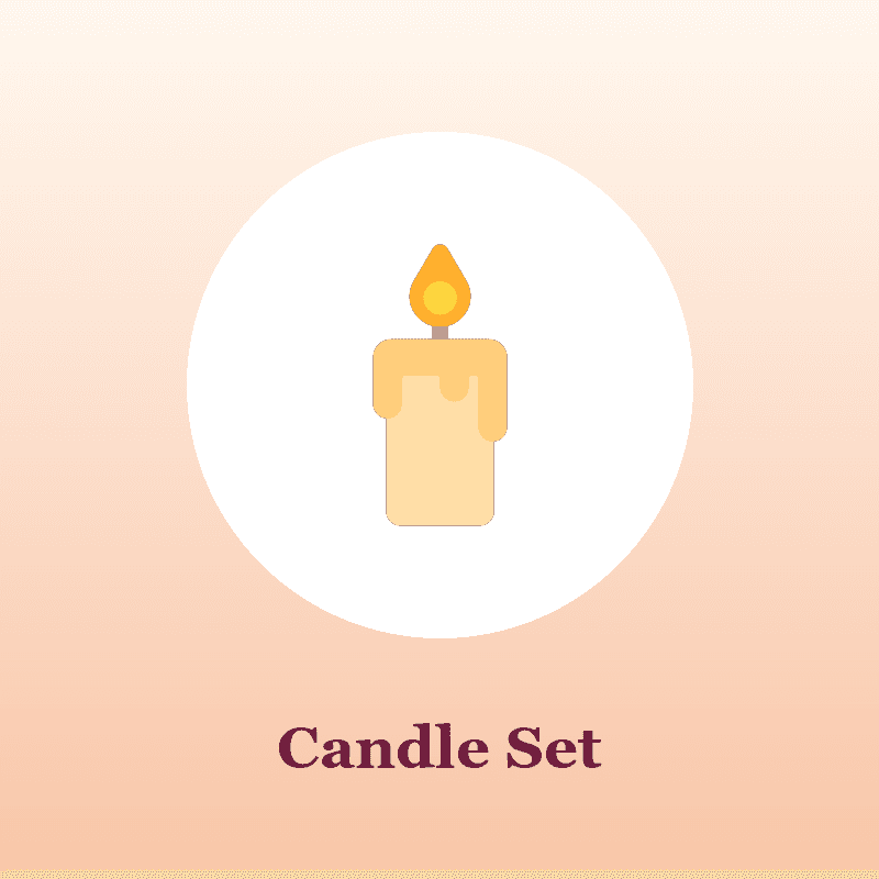 Scented Candle Set (3 pcs)